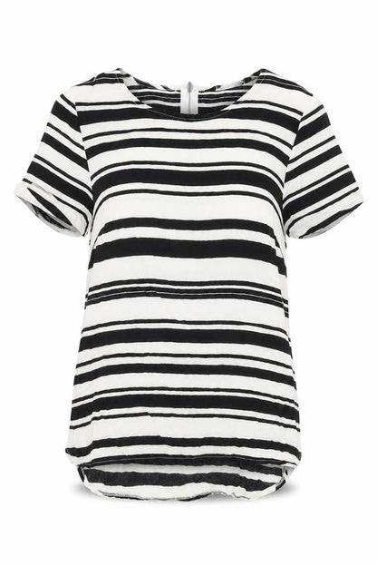 Womens UK Size 10 New Look Black Basic Blouse