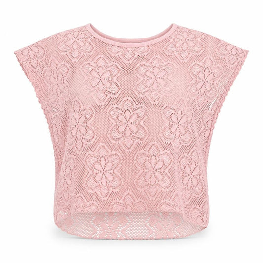 Womens UK Size 10 Izabel Pink Basic T-Shirt