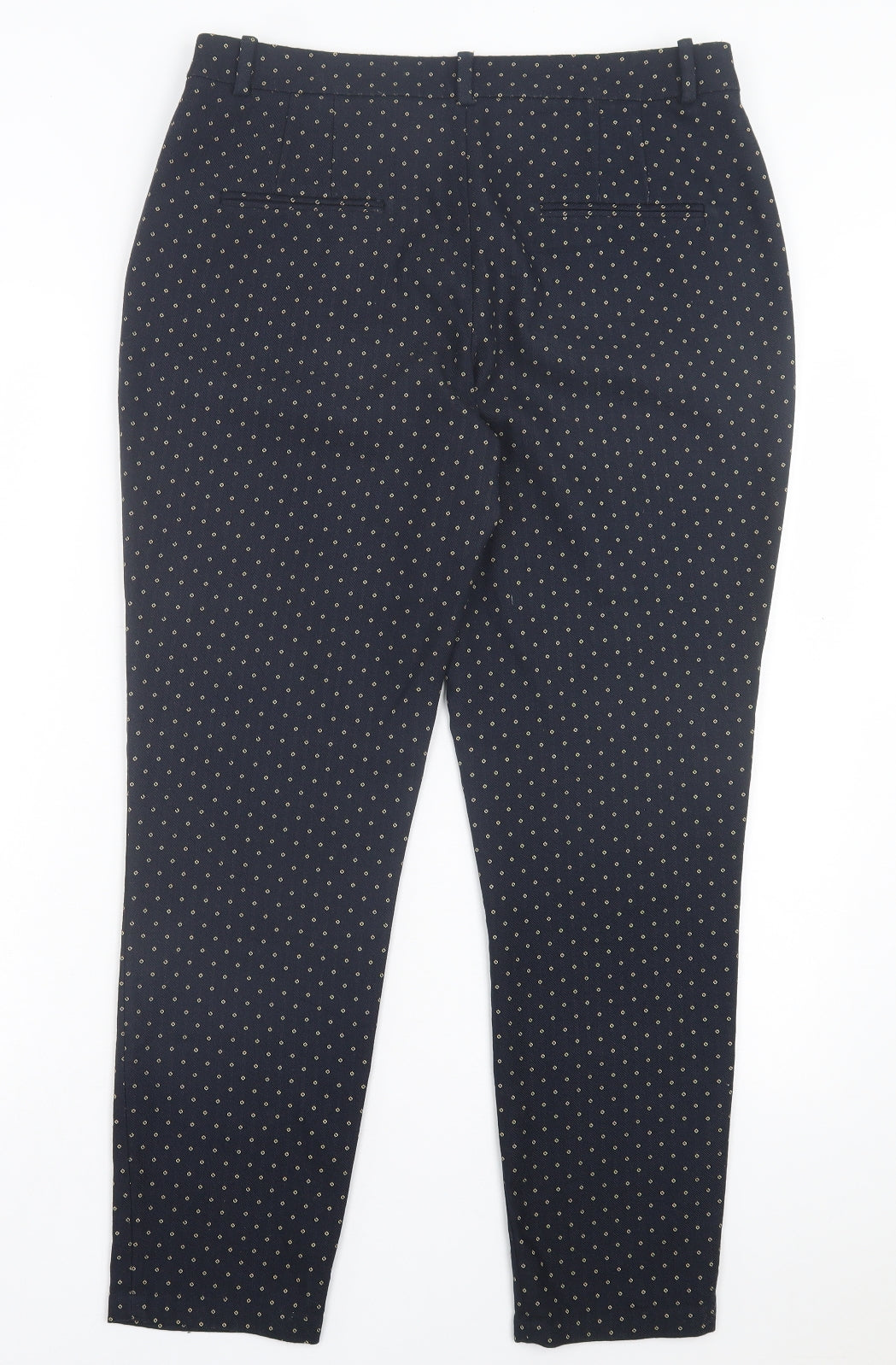 Womens UK Size 10 Zara Regular Fit  Blue Trousers