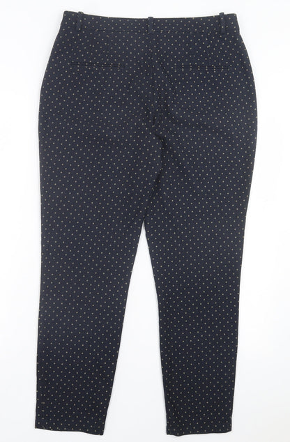 Womens UK Size 10 Zara Regular Fit  Blue Trousers