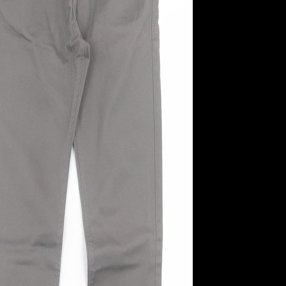 Industrialize Mens Grey Cotton Skinny Jeans Size 28 in L30 in Regular Button