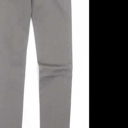 Industrialize Mens Grey Cotton Skinny Jeans Size 28 in L30 in Regular Button