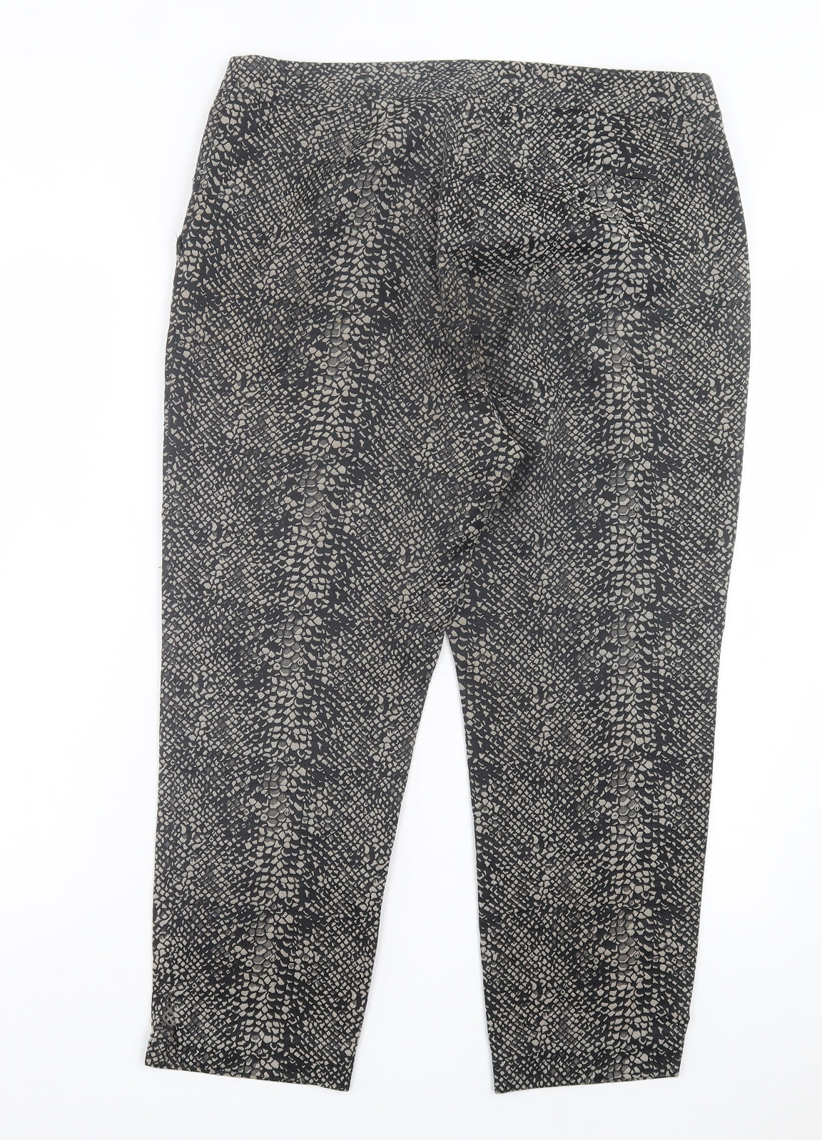 Womens UK Size 34 in Marks and Spencer Regular Fit Capri Brown Trousers