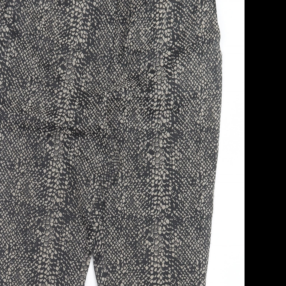 Womens UK Size 34 in Marks and Spencer Regular Fit Capri Brown Trousers