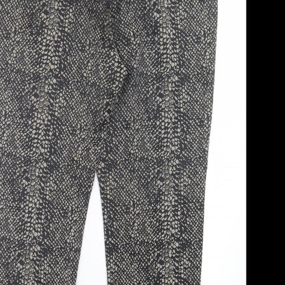 Womens UK Size 34 in Marks and Spencer Regular Fit Capri Brown Trousers