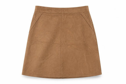 Womens UK Size 8 TU A-Line Velour Skirt