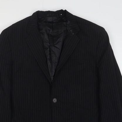 Mens UK Size 40 Butler and Webb Regular Black Suit Jacket