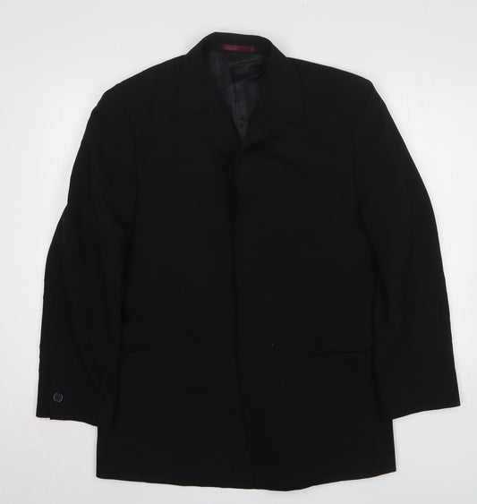 Mens UK Size 38 Butler and Webb Regular Black Suit Jacket
