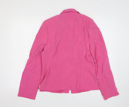 Womens UK Size 10 Planet Regular Pink Suit Jacket