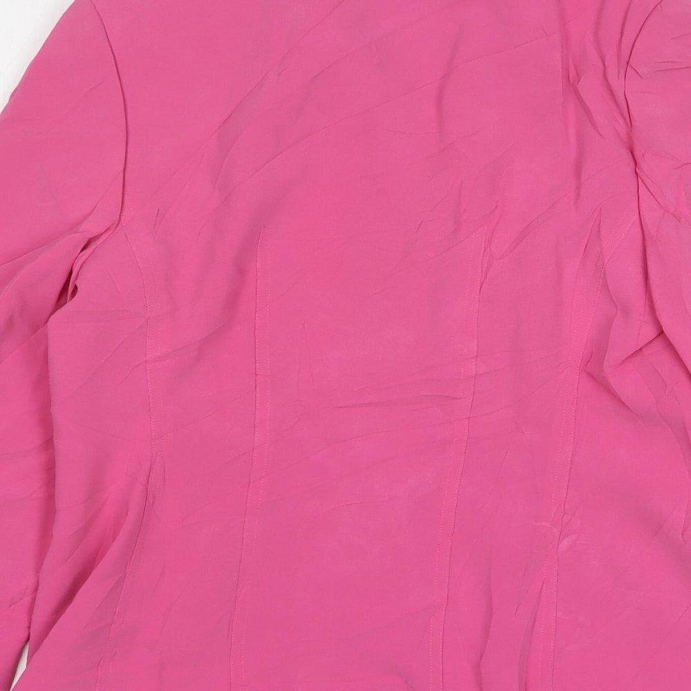Womens UK Size 10 Planet Regular Pink Suit Jacket