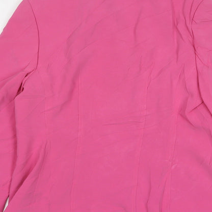 Womens UK Size 10 Planet Regular Pink Suit Jacket