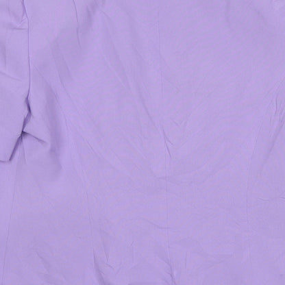 Isabelle Womens Purple Polyester Jacket Suit Jacket Size 12