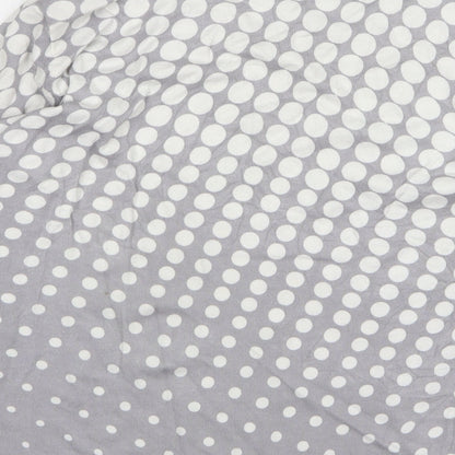 Noni B Womens Grey Round Neck Polka Dot Viscose Pullover Jumper Size M