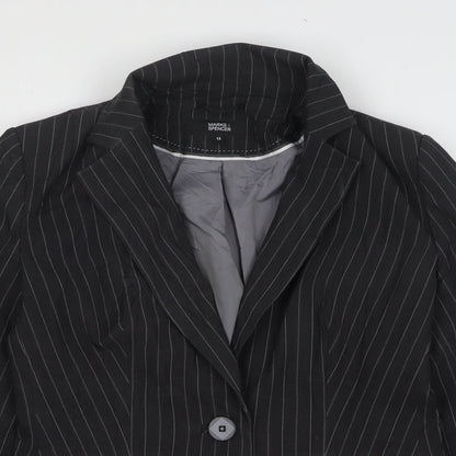 Womens UK Size 12 Marks and Spencer Regular Grey Suit Jacket
