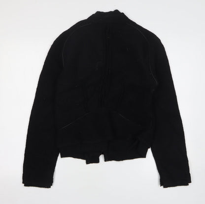 Heymann Womens Black Jacket Size 10 Zip