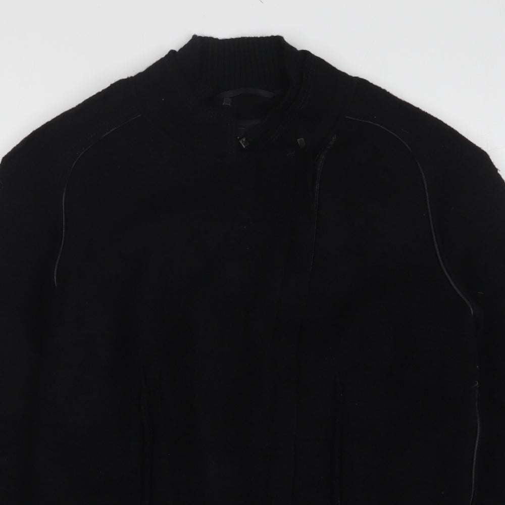Heymann Womens Black Jacket Size 10 Zip