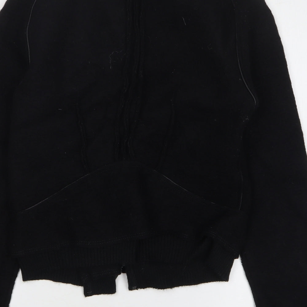 Heymann Womens Black Jacket Size 10 Zip
