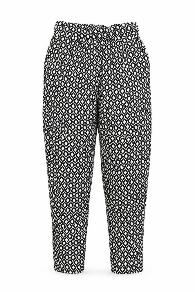 Womens UK Size 4 H&M Regular Fit  Black Trousers