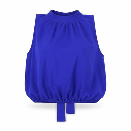 Womens UK Size 12 SheIn Blue Basic Blouse