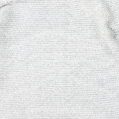 F&F Womens Grey Round Neck Polyester Pullover Jumper Size L