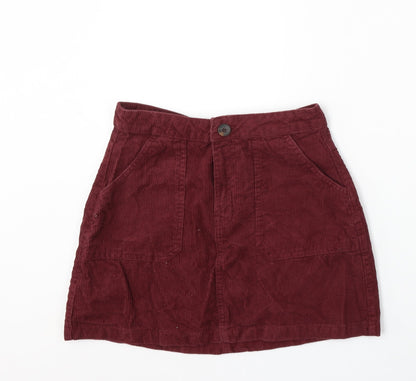 Womens UK Size 10 Denim & Co. A-Line Corduroy Skirt