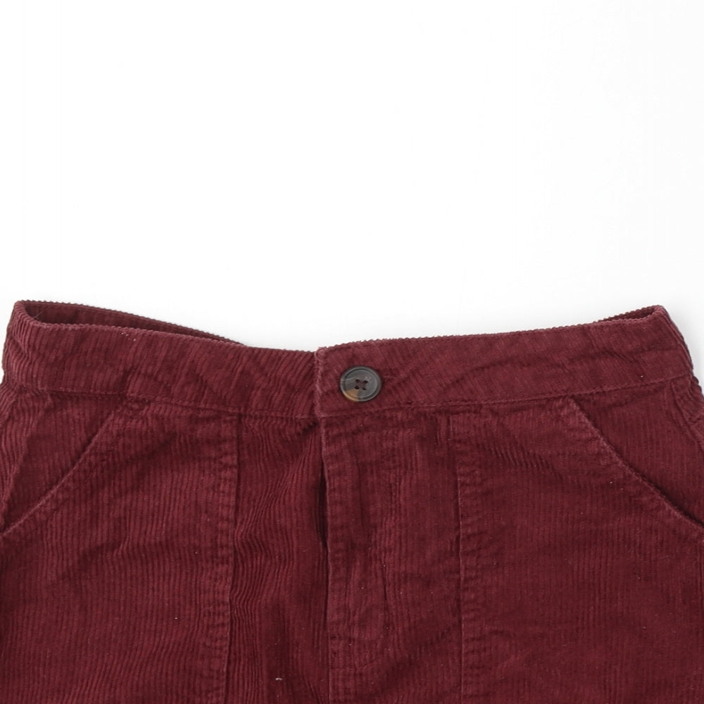 Womens UK Size 10 Denim & Co. A-Line Corduroy Skirt