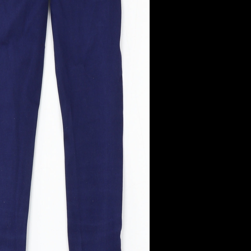 New Look Womens Blue Cotton Jegging Jeans Size 10 L28 in Regular