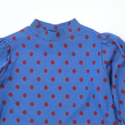 Womens UK Size XL Savida Blue Pullover Jumper