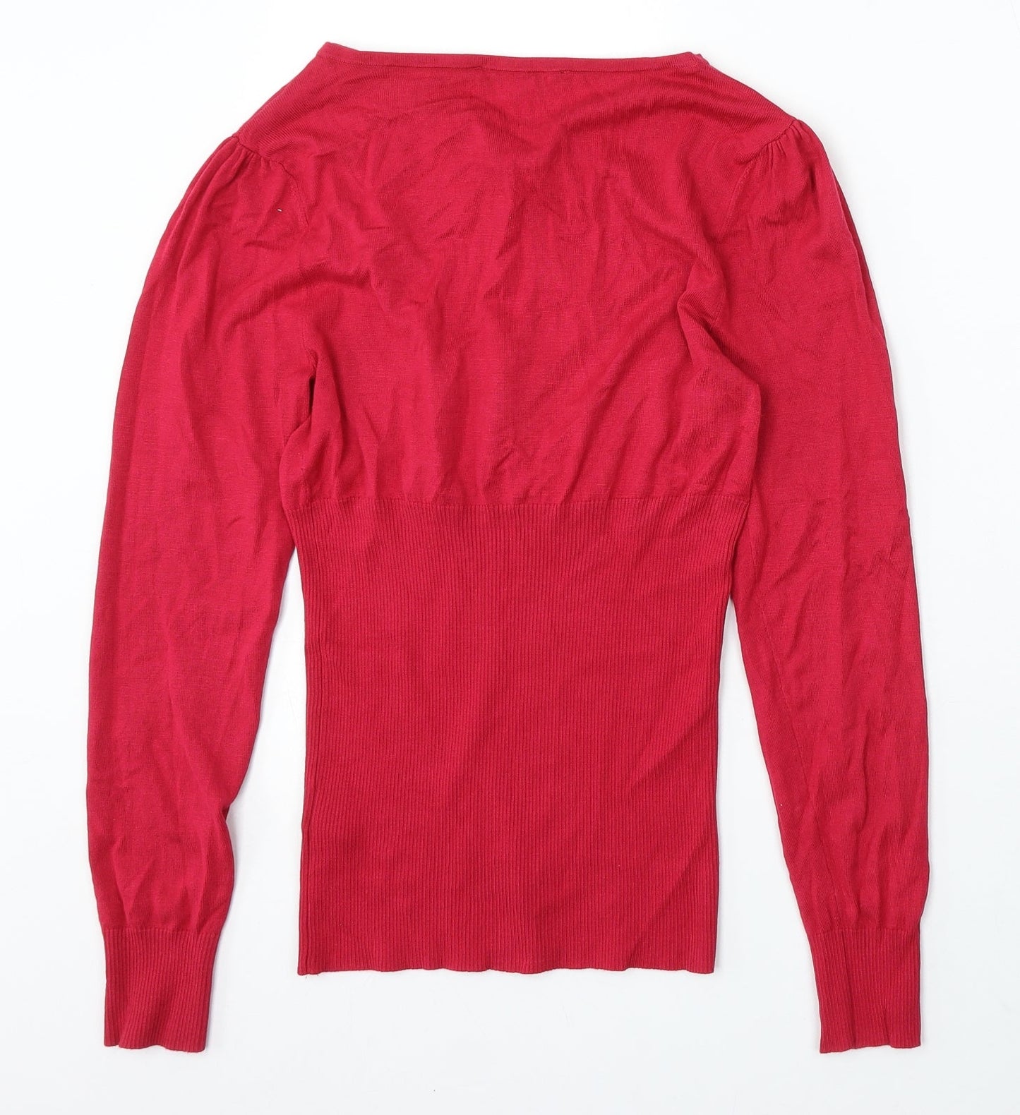 Womens UK Size 14 Debenhams Red Pullover Jumper