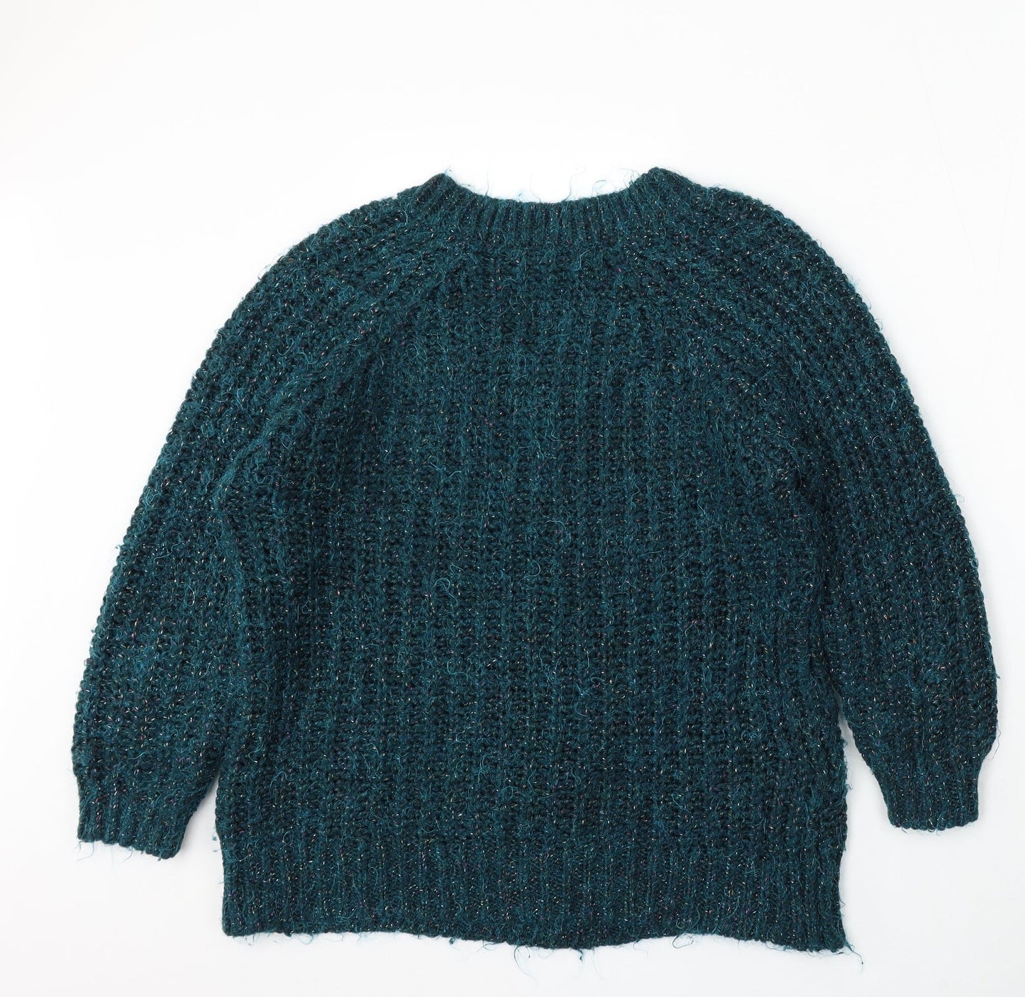 Womens UK Size M Falmer Green Pullover Jumper