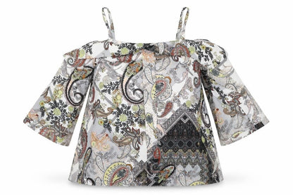 Womens UK Size 8 River Island Multicoloured Basic Blouse