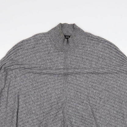 Womens UK Size XS River Island Grey Pullover Jumper