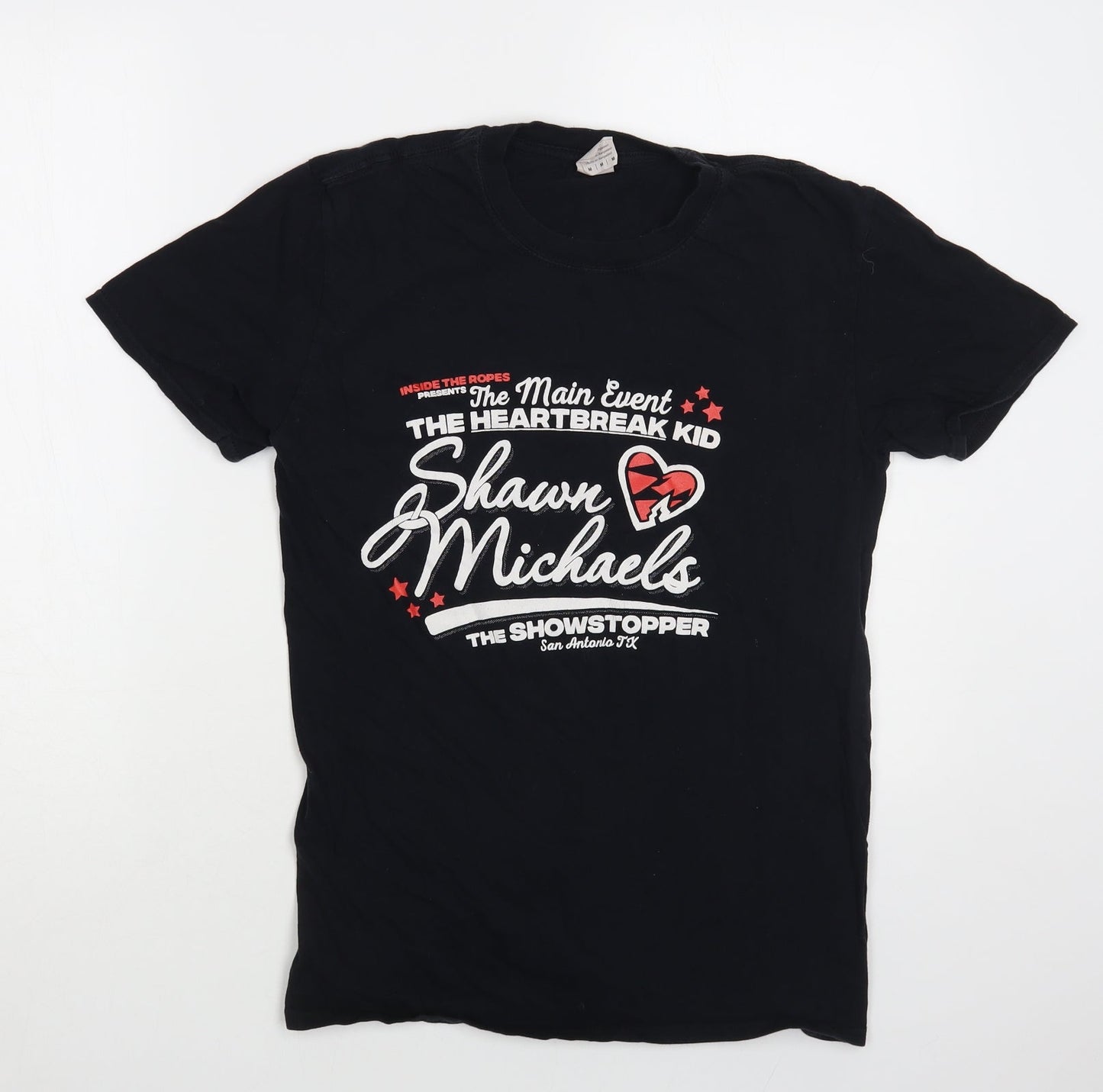 Mens UK Size M Gildan Black  T-Shirt