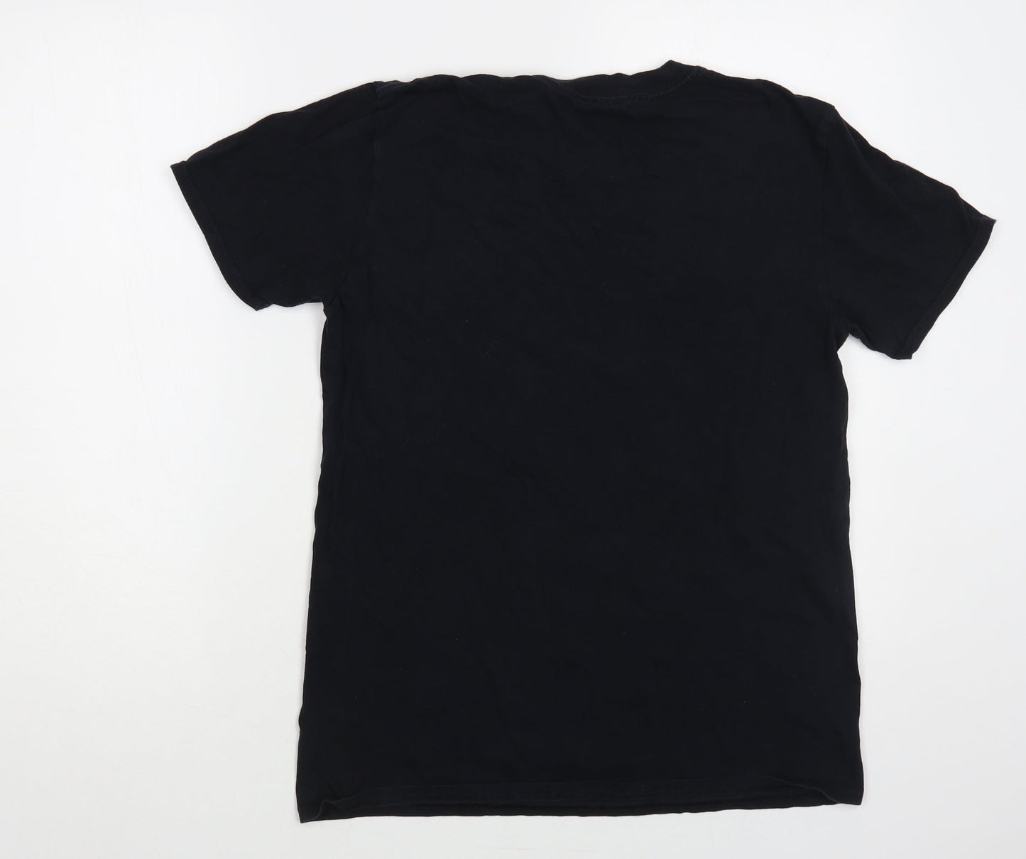 Mens UK Size M Gildan Black  T-Shirt