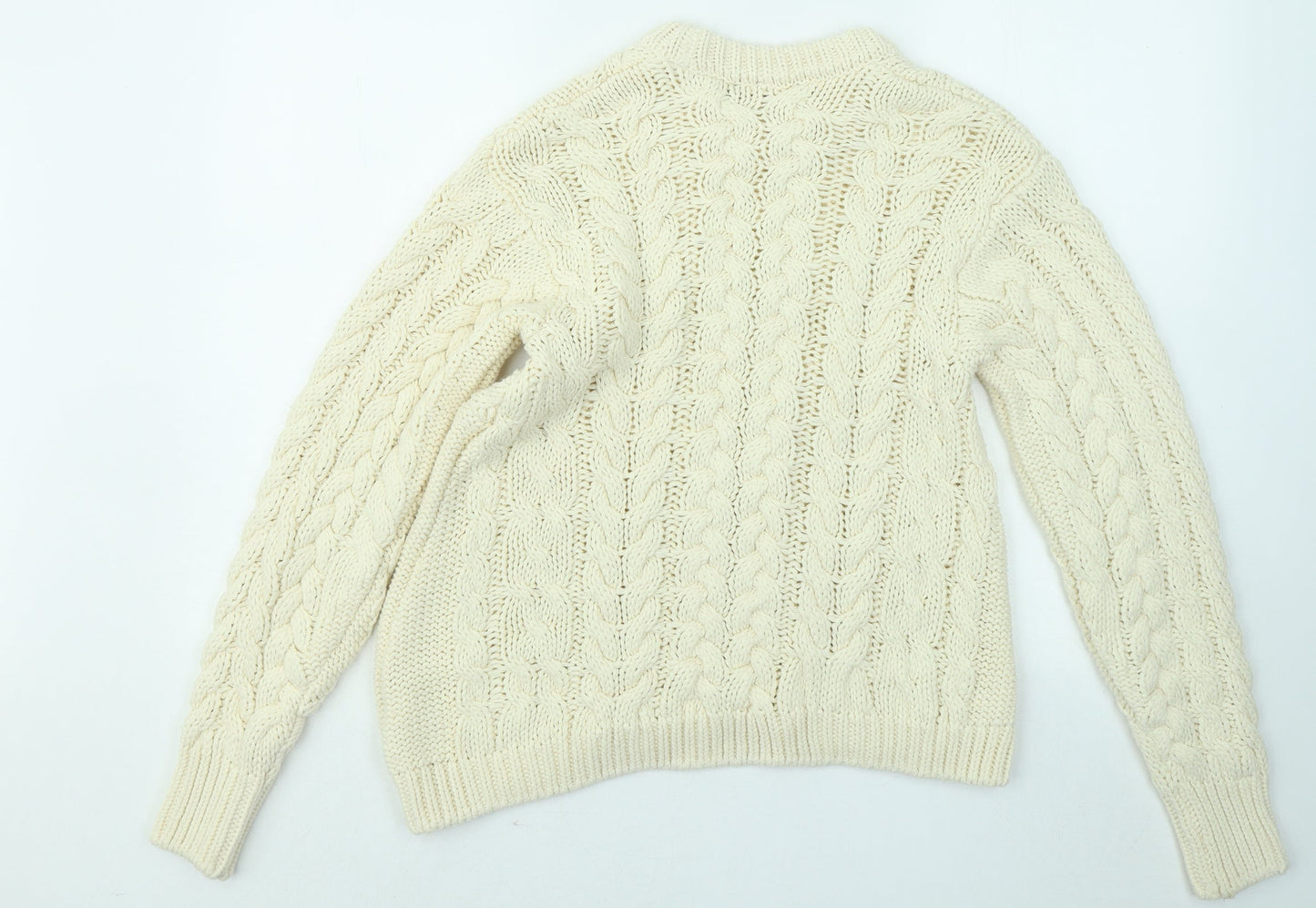 Womens UK Size S Marks and Spencer Yellow Pullover Jumper