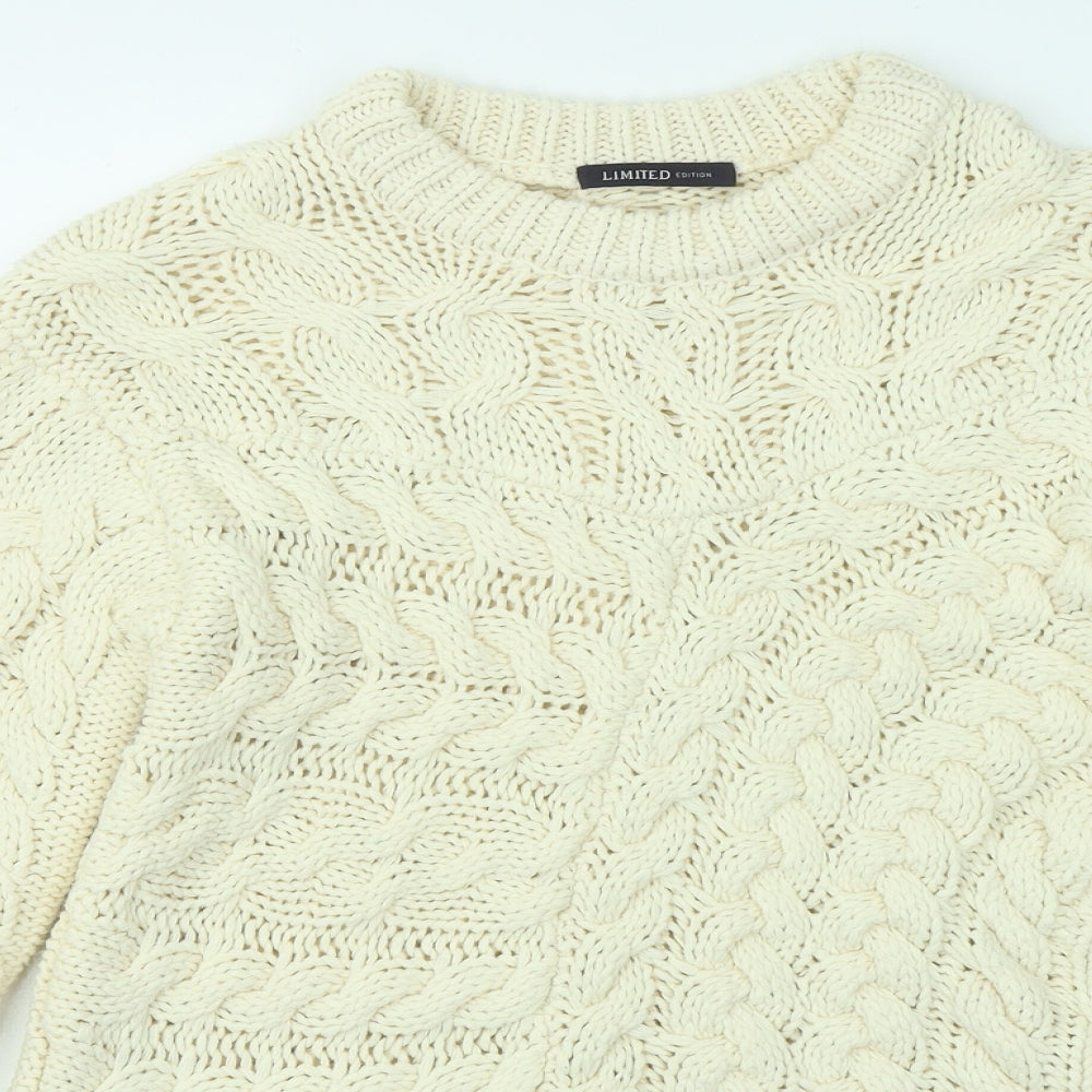 Womens UK Size S Marks and Spencer Yellow Pullover Jumper