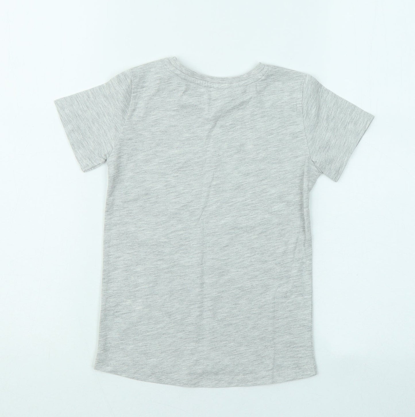 Dunnes Stores Boys Grey Polyester Basic T-Shirt Size 3-4 Years Round Neck - Gaming