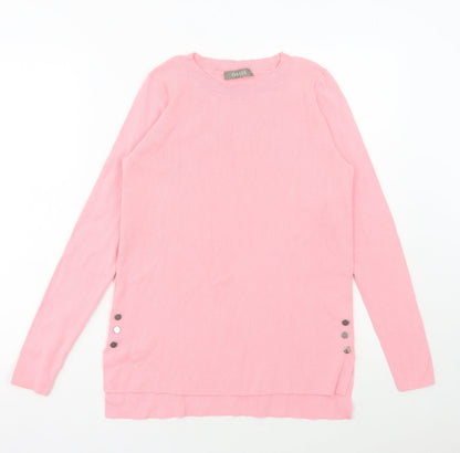 Womens UK Size XS Oasis Pink Pullover Jumper