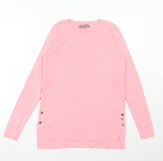 Womens UK Size XS Oasis Pink Pullover Jumper