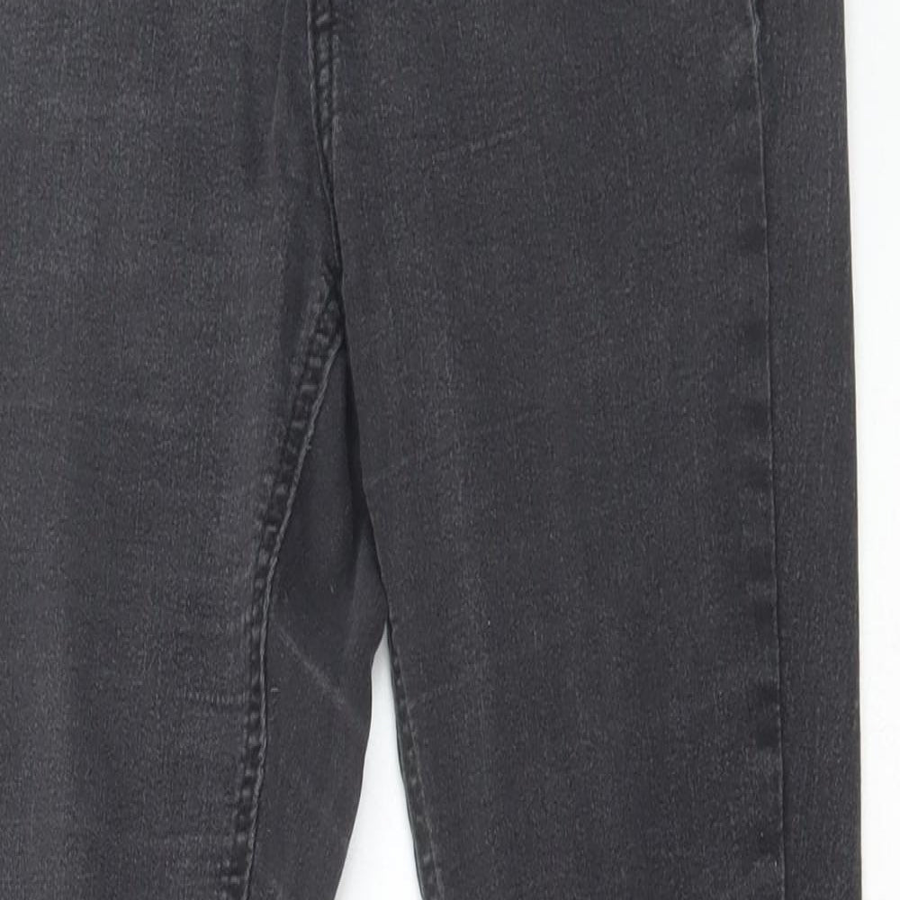 George Womens Grey Cotton Skinny Jeans Size S L28 in Regular Zip