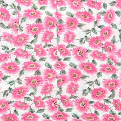 Atmosphere Womens Pink Floral Viscose Basic T-Shirt Size 10 Round Neck