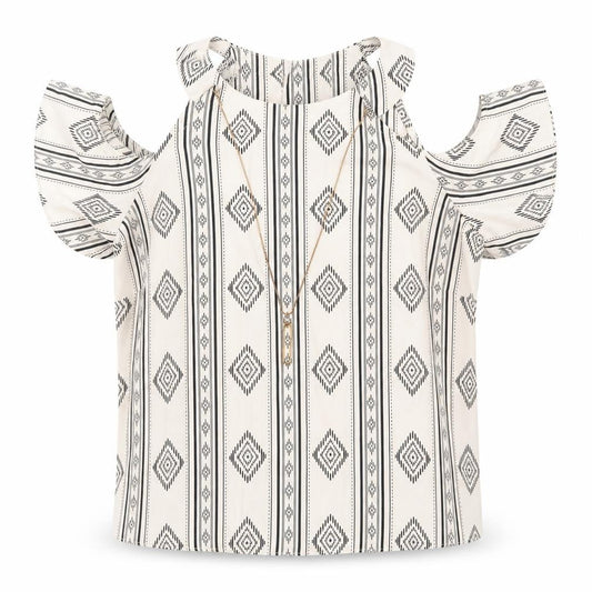 Womens UK Size 8 Atmosphere Ivory Basic Blouse