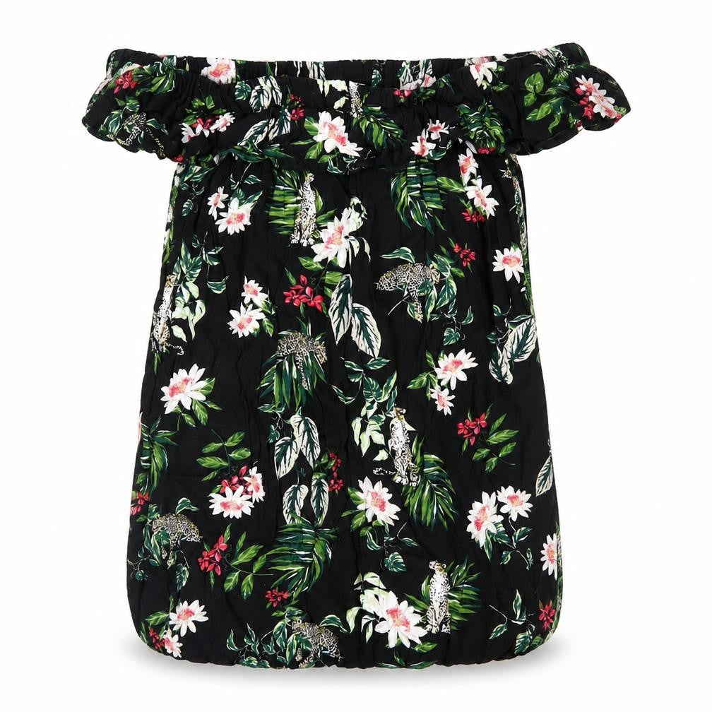 Womens UK Size 8 Primark Multicoloured Jersey Blouse
