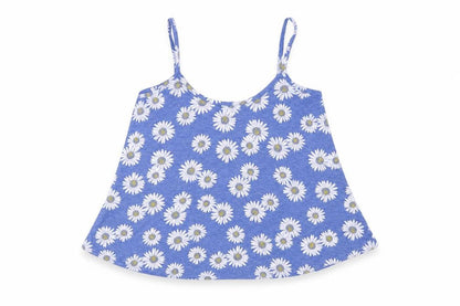 Womens UK Size S Influence Blue Cropped Tank