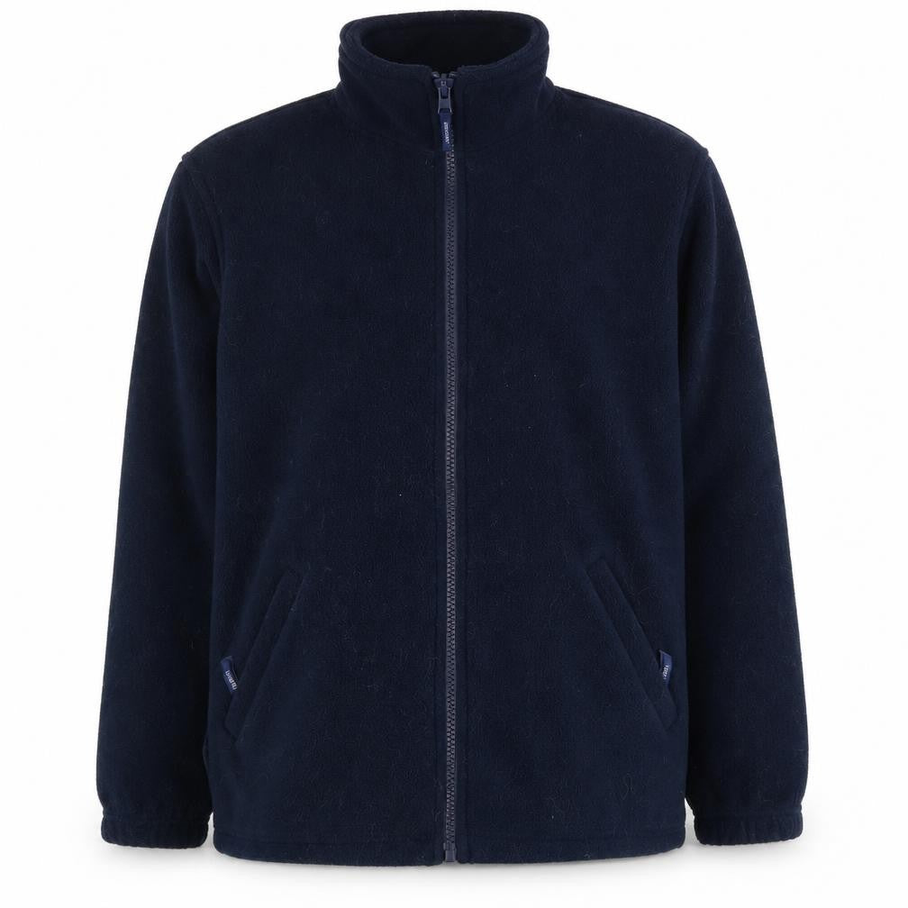 Mens UK Size S Uneek Blue Full Zip Sweatshirt