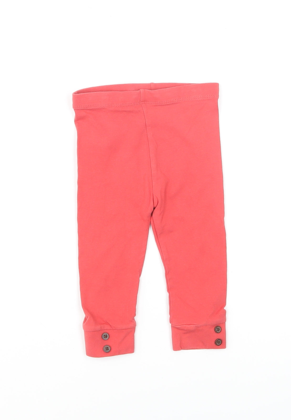 TU Baby Red Cotton Jogger Trousers Size 9-12 Months Pullover