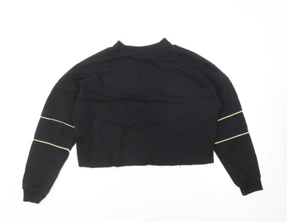 New Look Girls Black Polyester Pullover Sweatshirt Size 12-13 Years Pullover - The Bronx New York City