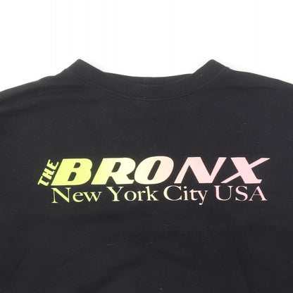 New Look Girls Black Polyester Pullover Sweatshirt Size 12-13 Years Pullover - The Bronx New York City