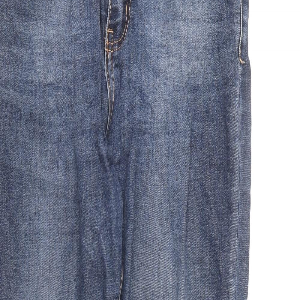 B.S Jeans Womens Blue Cotton Skinny Jeans Size 36 in L30 in Regular Button