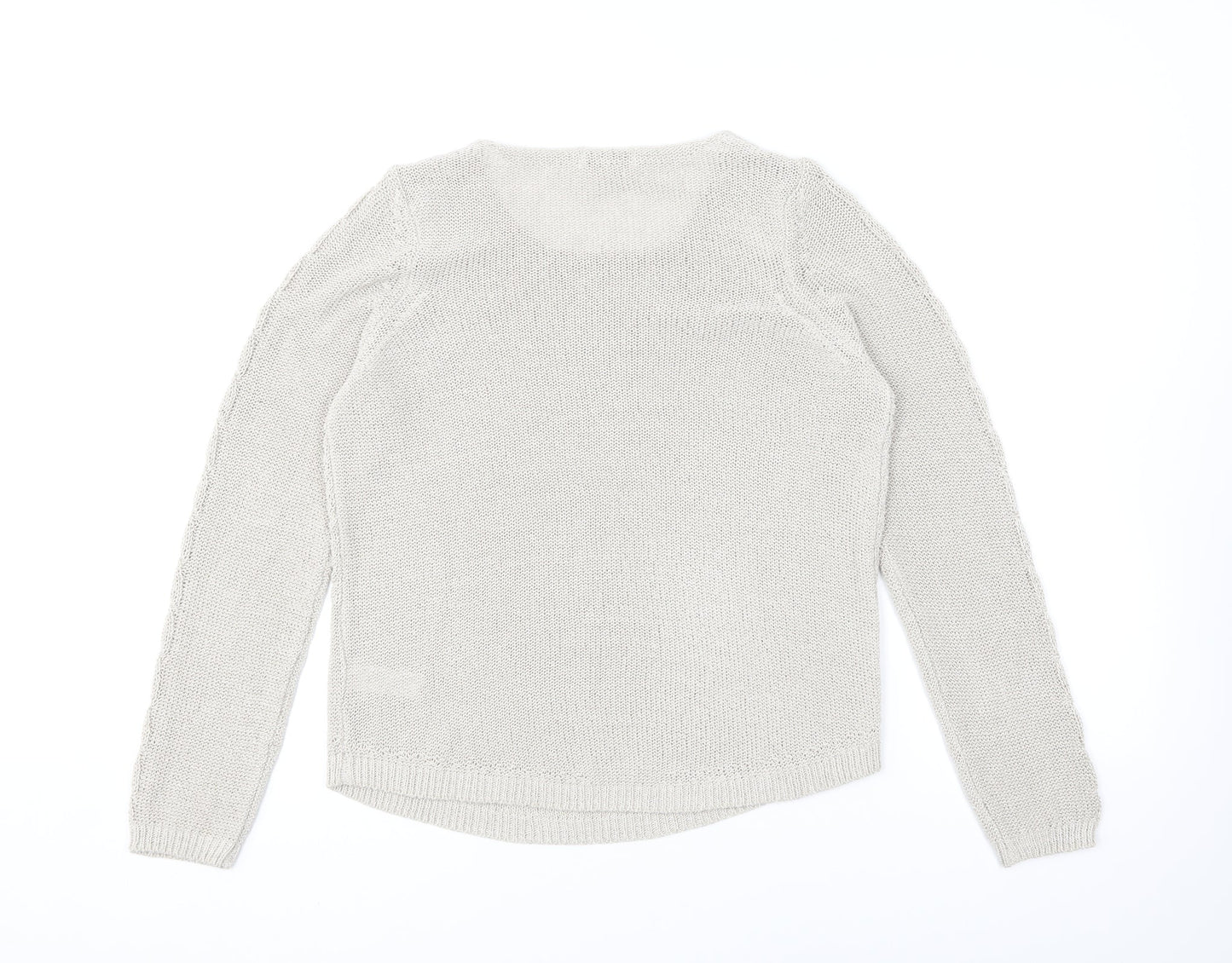 Womens UK Size 10 Monsoon Grey Pullover Jumper